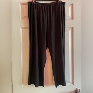 Black Antthony Size Women’s 1X stretchy pants with elastic waistband. Classic♾️